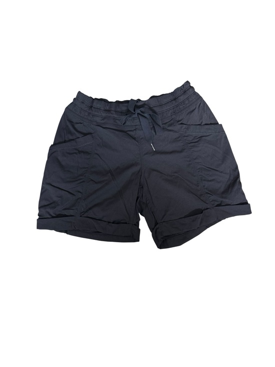 lululemon athletica Pants - Lululemon Black Drawstring Run Shorts Size 6 Lightweight Athleisure F35